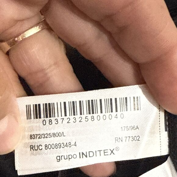 (Q1) ZARA VELVET JUMPSUIT WITH RHINESTONE STRAPS, size L - Picture 10 of 16